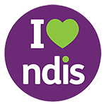 I heart NDIS logo